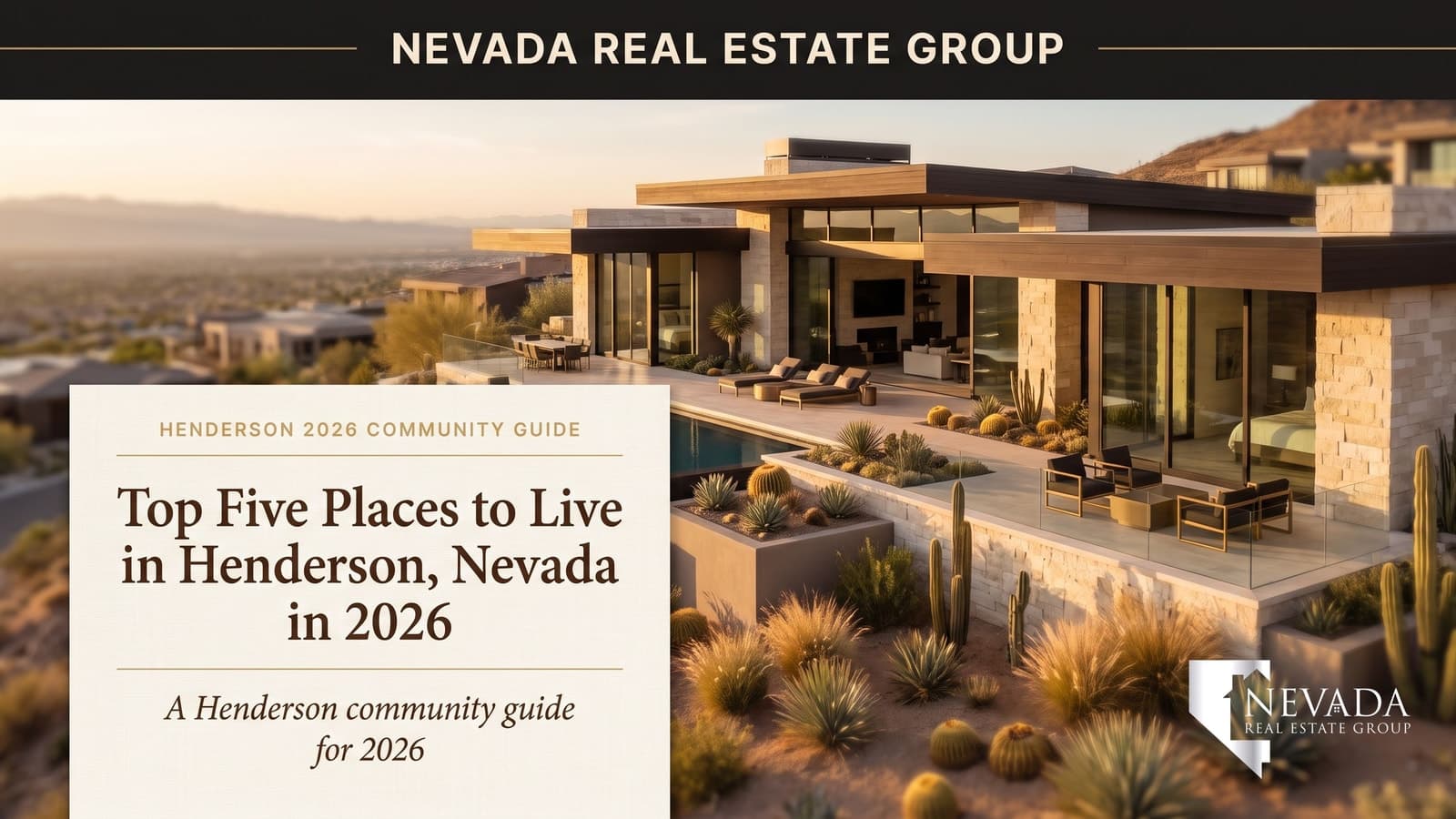 Top 5 Places to Live in Henderson, Nevada in 2026: Local Guide